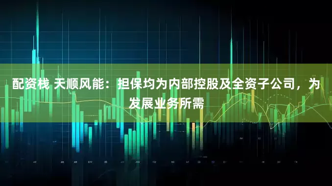 配资栈 天顺风能：担保均为内部控股及全资子公司，为发展业务所需